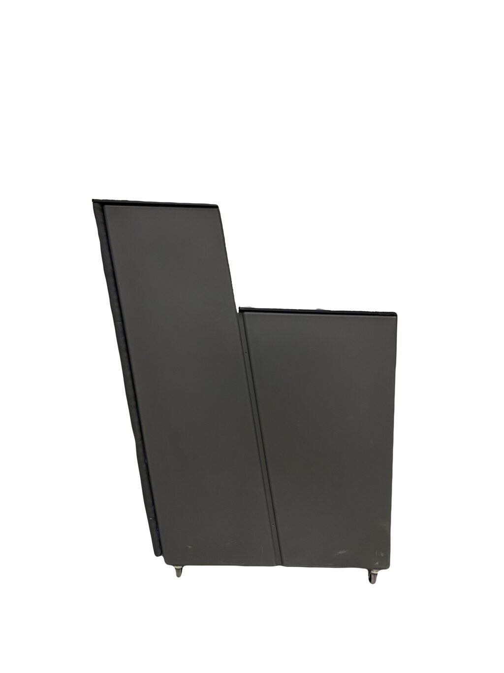 BARDISK, antracitfärgad laminat, klädd front, 140cm - Bild 3